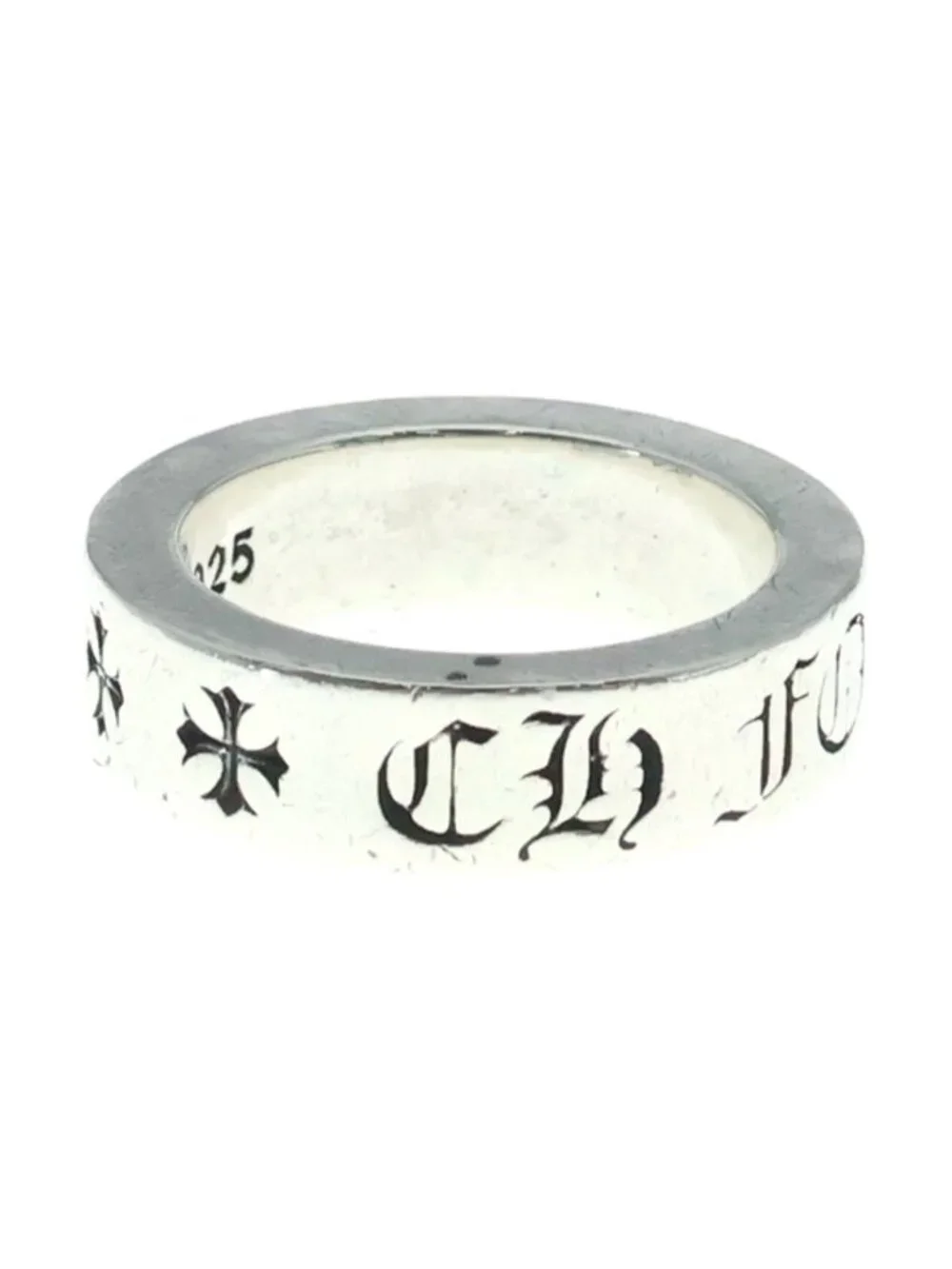 Chrome Hearts Spacer Forever Ring Silver